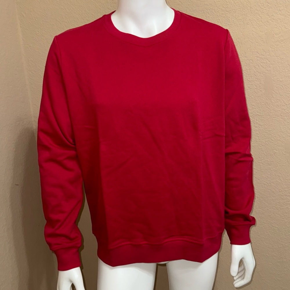 Lello Men's Organic Cotton French Terry Crew Neck Lightweight Sweatshirt